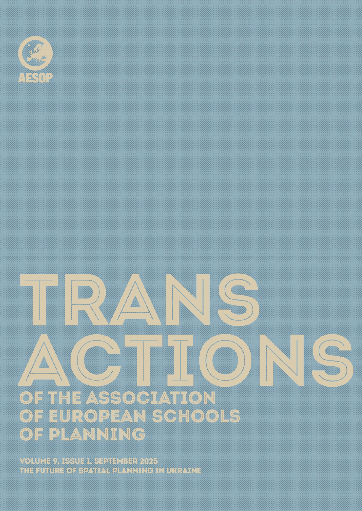 						View Vol. 9 No. 1 (2025): Volume 9 / Issue 1 / September 2025 / The Future of Spatial Planning in Ukraine
					